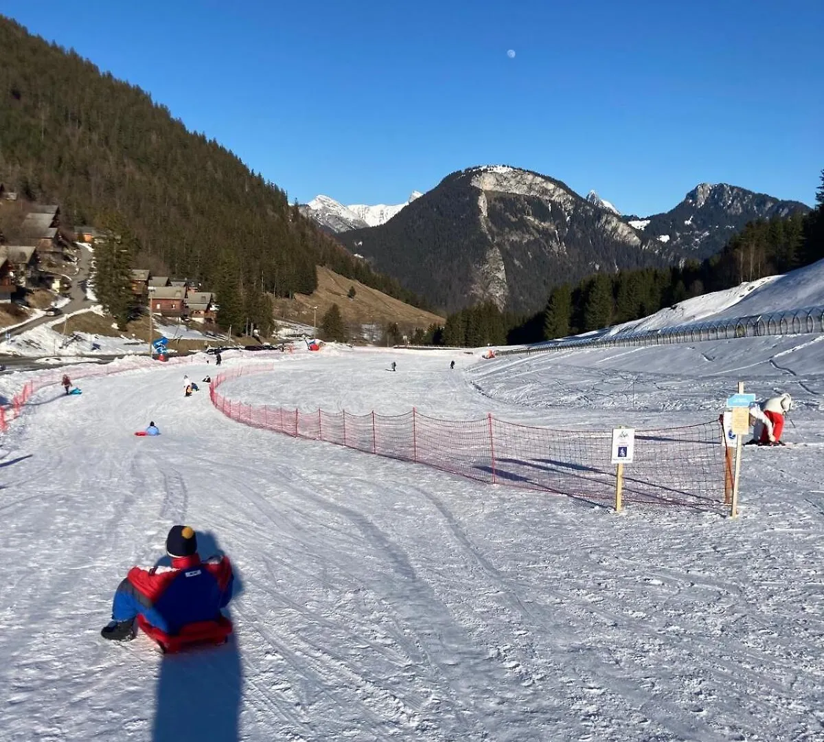 Le Pied Des Pistes, Studio 5 Pers, Balcon Sud Est, Vue Sur Les Montagnes Le Biot Lägenhet